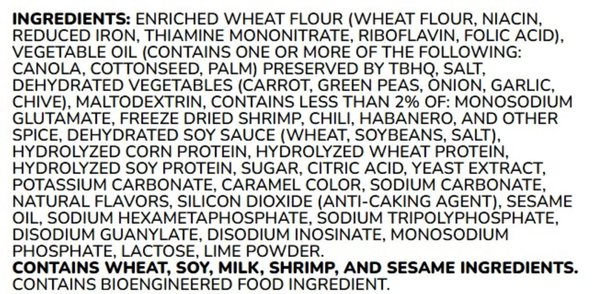 Instant Lunch Ramen Noodles, Lime Chili Flavor with Shrimp, Shelf Stable, 2.25 Oz Cup