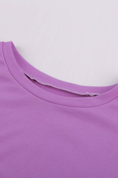 Girls Casual Tunic Tops Knot Front Long Sleeve Loose Soft Blouse T-Shirt Size 4-13