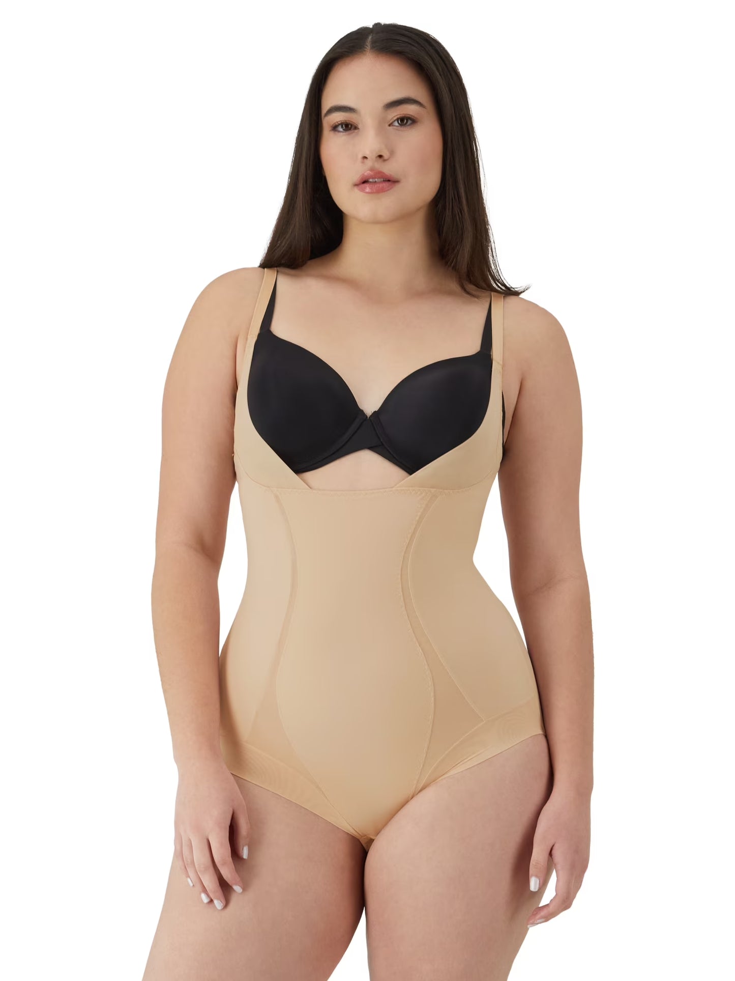 Women’S Shapewear Open Bust Bodysuit FL5004 Sizes S-3XL