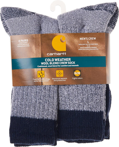 Men'S Heavyweight Crew Sock 4 Pack Closeout