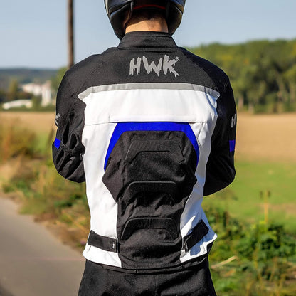 Spyder Motorcycle Jacket for Men with Weather Resistant Cordura Textile Fabric for Enduro Motocross Jacket