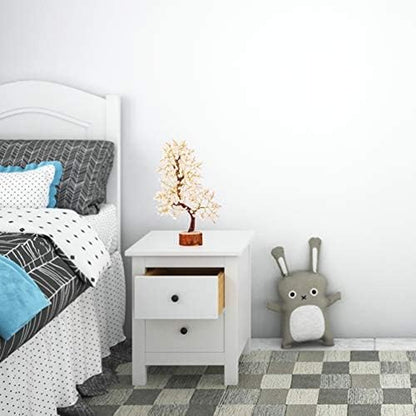 Rose Quartz Crystal Tree of Life for Women Office Decor, Good Luck, Money, Meditation, Positivity, Handmade Healing Crystal Stones Bonsai Tree Spiritual Birthday Gifts for Women