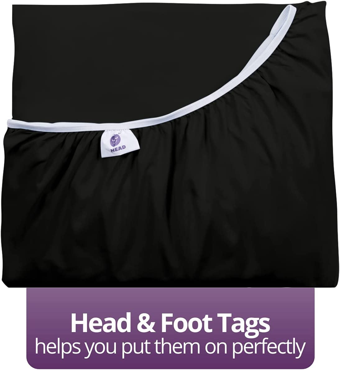 Deep Pocket Queen Fitted Sheet – 17” - 21” Inch + Extra Deep Pocket Fitted Sheet Only - 1 Fitted Bed Sheet with Deep Pockets for Pillow Top Mattress Soft Queen Size Fitted Sheets Grey